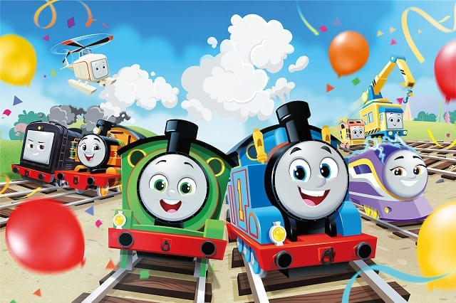 映画 きかんしゃトーマス」予告編でオリジナルソング2曲を披露 入場