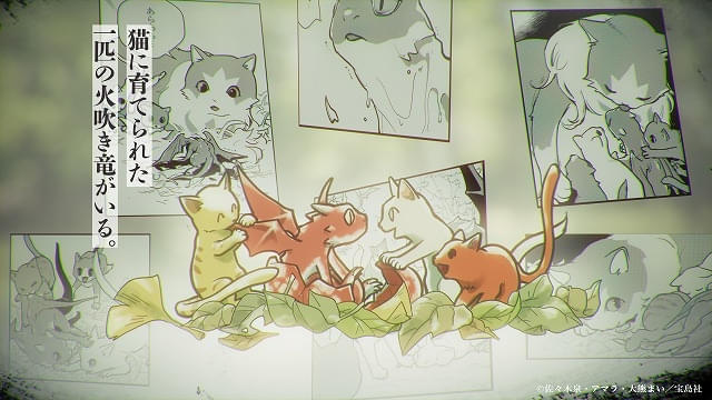 竜と猫、人間の絆の物語「猫と竜」TVアニメ化 PVには猫竜の録り下ろし