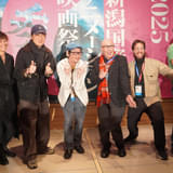 第3回新潟国際アニメーション映画祭コンペ出品作「リビング・ラージ」「口蹄疫から生きのびた豚」「ワールズ・ディバイド」「かたつむりのメモワール」「クラリスの夢」会見