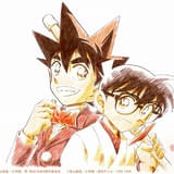青山剛昌描き下ろし「YAIBA×コナン」コラボビジュアルで刃とコナンが“衣装交換”