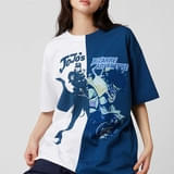 承太郎＆スタープラチナ ビッグシルエットTシャツ