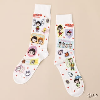 ちびまる子ちゃん プリントソックス