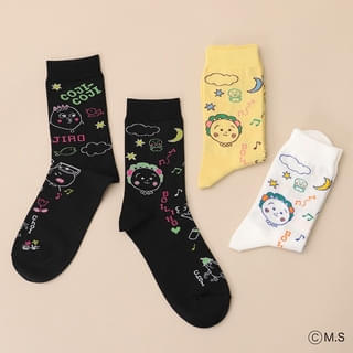 コジコジ ラクガキ総柄ソックス＞