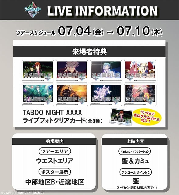 「劇場版 うた☆プリ」通常版・9週目入場特典