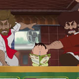 「映画クレしん」山寺宏一&速水奨演じるエリート刑事コンビが「RRR」さながらに歌って踊る特別映像