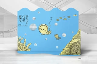 コジコジと写真が撮れるフォトブース