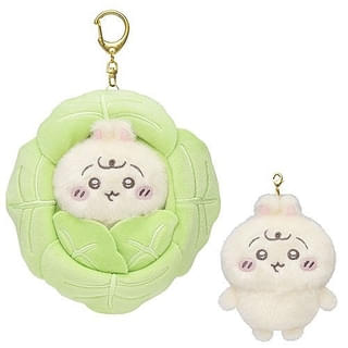 キャベツに包まれたうさぎマスコット