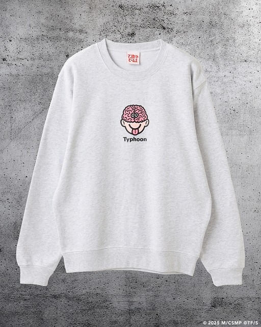 チェンソーマンxMANGART BEAMS デンジ_crew sweat glamb（グラム