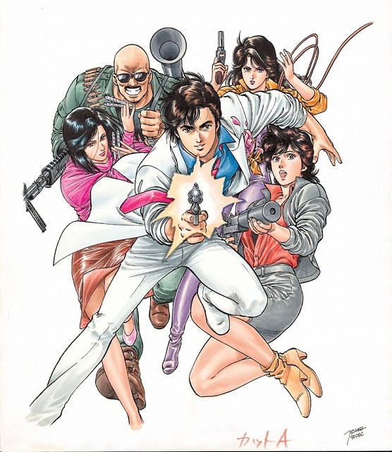 シティーハンター大原画展」400点を超える直筆原画を展示 伝言板や喫茶