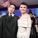 (左から)江口のりこ、ジュディの声優を務めるジニファー・グッドウィン