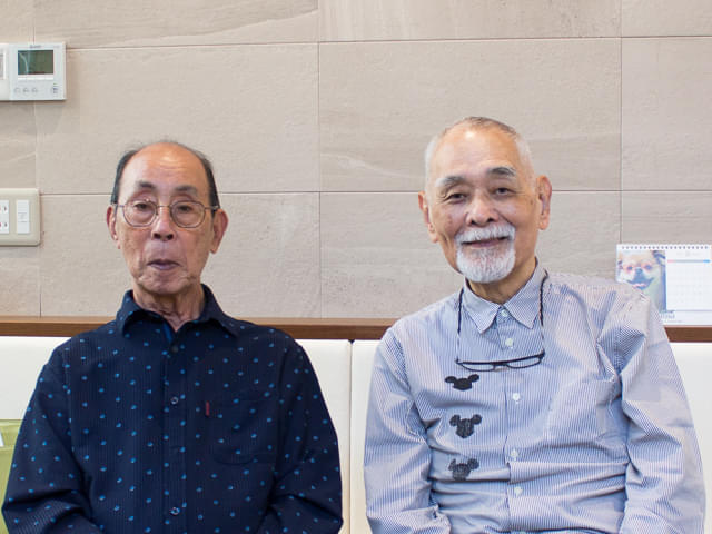 江崎加子男さん（写真左）との対談後編