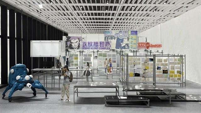 攻殻機動隊」シリーズ作品から1600点超の原画を展示する「攻殻機動隊展