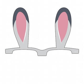 メガネ用カスタム耳型ステッカー(ジュディ・バージョン)