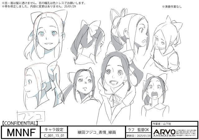 山下祐によるキャラクター設定