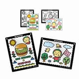 コジコジとぺたぺた シールぬりえ（2しゅセット）