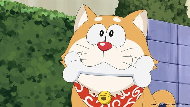 ドラえもんが桜、おすもうさん、おにぎり、柴犬に変身！