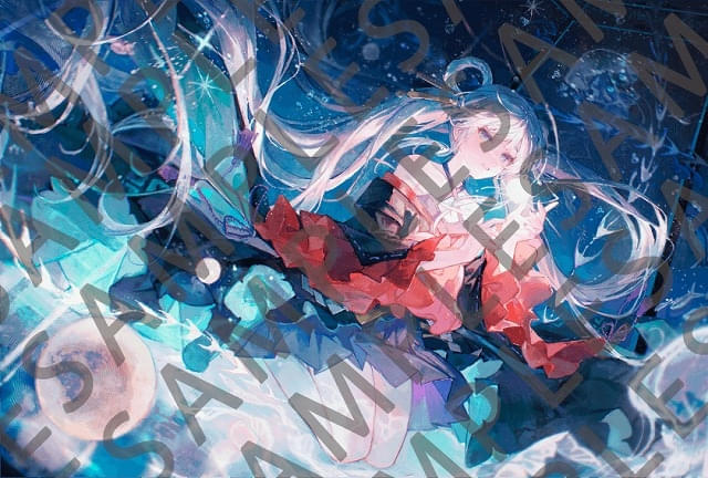 「超かぐや姫！」第4弾入場特典の「歌ってみた」イラストポストカード「ロンリーユニバース」