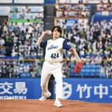 宮野真守、始球式でナイスピッチング ノーバン投球実現で“マリオ映画”に「勢いが付くかも」