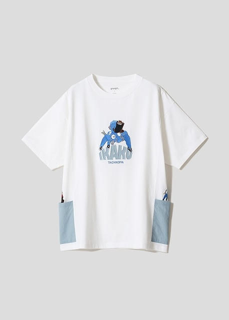 攻殻機動隊 S.A.C 笑い男 ビッグシルエット Tシャツ Graniph グラニフ×攻殻機動隊、初コラボアイテムが発売開始 タチコマや笑い男の