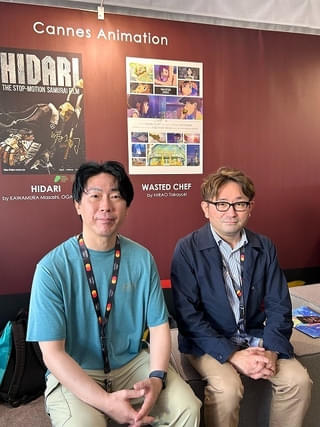 平尾隆之監督（写真左）、松尾亮⼀郎プロデューサー