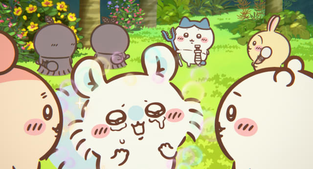 映画ちいかわ」うさぎがノリノリでラップ、剣を手にしたちいかわ