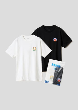 ドラえもん＆ドラミちゃん｜2パックアイコンTシャツ