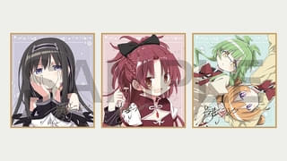 劇場版「まど☆マギ ワルプルギスの廻天」2週目入場特典は新たな絵柄のミニ色紙風カード