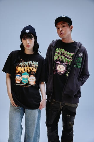 「ちいかわ」「ナガノキャラクターズ」の“それぞれの恐怖”をポップに描いたTシャツ発売 ホラーだけどどこか笑えるデザイン