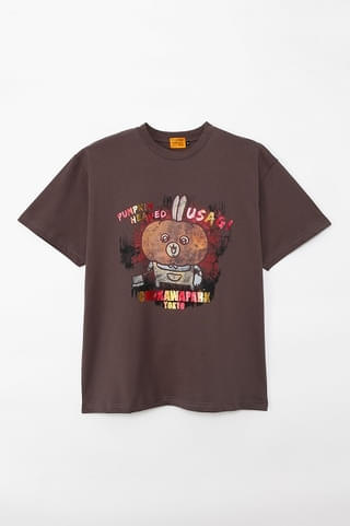 ちいかわパーク Tシャツ カボチャなうさぎ