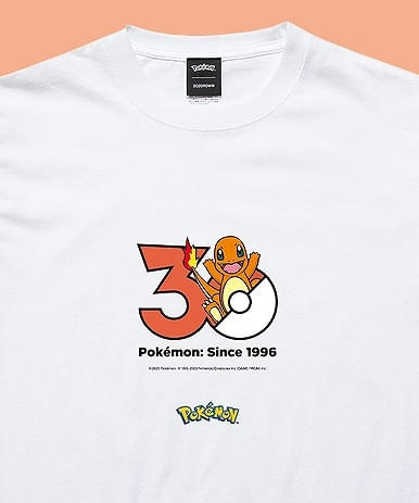 ポケモン1025匹がTシャツに 30周年記念コレクションがZOZOTOWNで受注