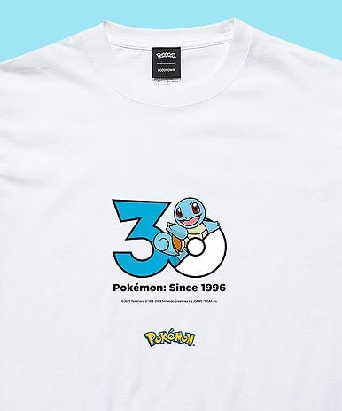 ポケモン1025匹がTシャツに 30周年記念コレクションがZOZOTOWNで受注