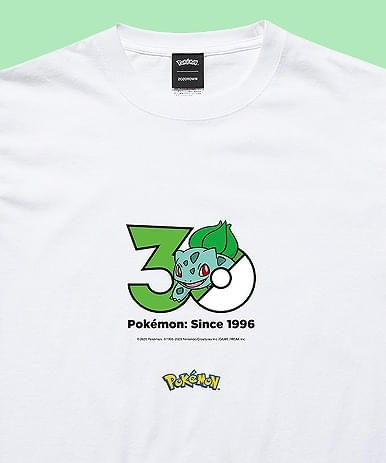 ポケモン1025匹がTシャツに 30周年記念コレクションがZOZOTOWNで受注