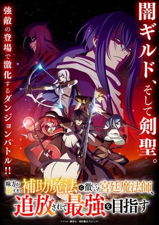 味方が弱すぎて補助魔法に徹していた宮廷魔法師、追放されて最強を目指す