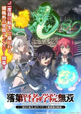 落第賢者の学院無双～二度目の転生、Sランクチート魔術師冒険録～