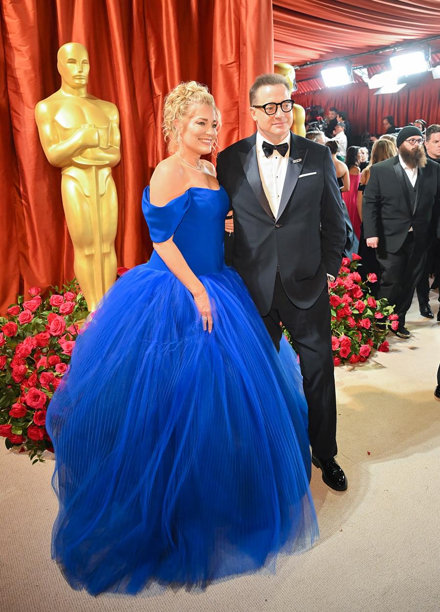 主演男優賞ノミネートのブレンダン・フレイザーとアフトン・スミス