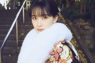 畑芽育、晴れ着姿で決意新た 今年は「なのに、千輝くんが甘すぎる。」でヒロイン