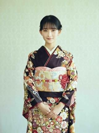 畑芽育、晴れ着姿で決意新た 今年は「なのに、千輝くんが甘すぎる。」でヒロイン