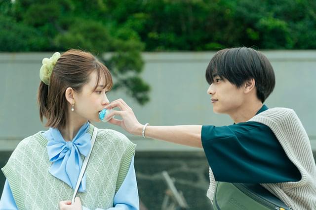 高橋恭平×畑芽育のドキドキ初デート!? 「なのに、千輝くんが甘すぎる。」新場面写真