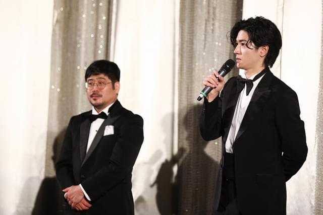 ベルリン映画祭でQ&Aに応じた