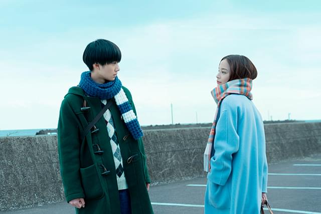 榊さん役の広瀬すずと、直達役の大西利空