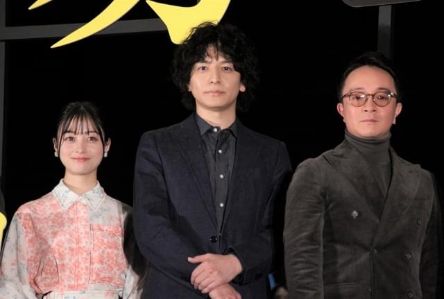 （左から）橋本環奈、生田斗真、濱田岳