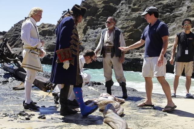 「パイレーツ・オブ・カリビアン 生命(いのち)の泉」人魚の撮影現場