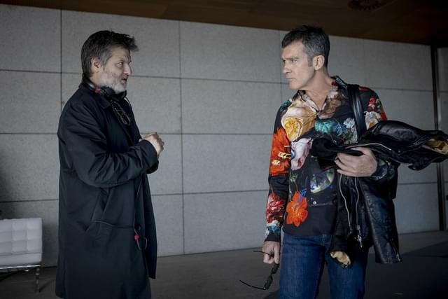 ガストン・ドゥプラット監督（左）とアントニオ・バンデラス