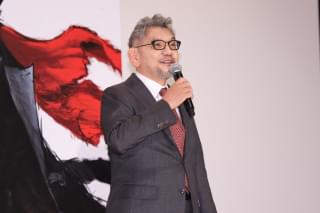 庵野秀明監督「シン・仮面ライダー」続編構想を明かす 退場時に約20秒、深々と頭下げる