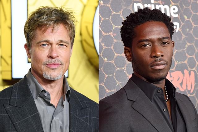 ブラッド・ピット(左)とダムソン・イドリス