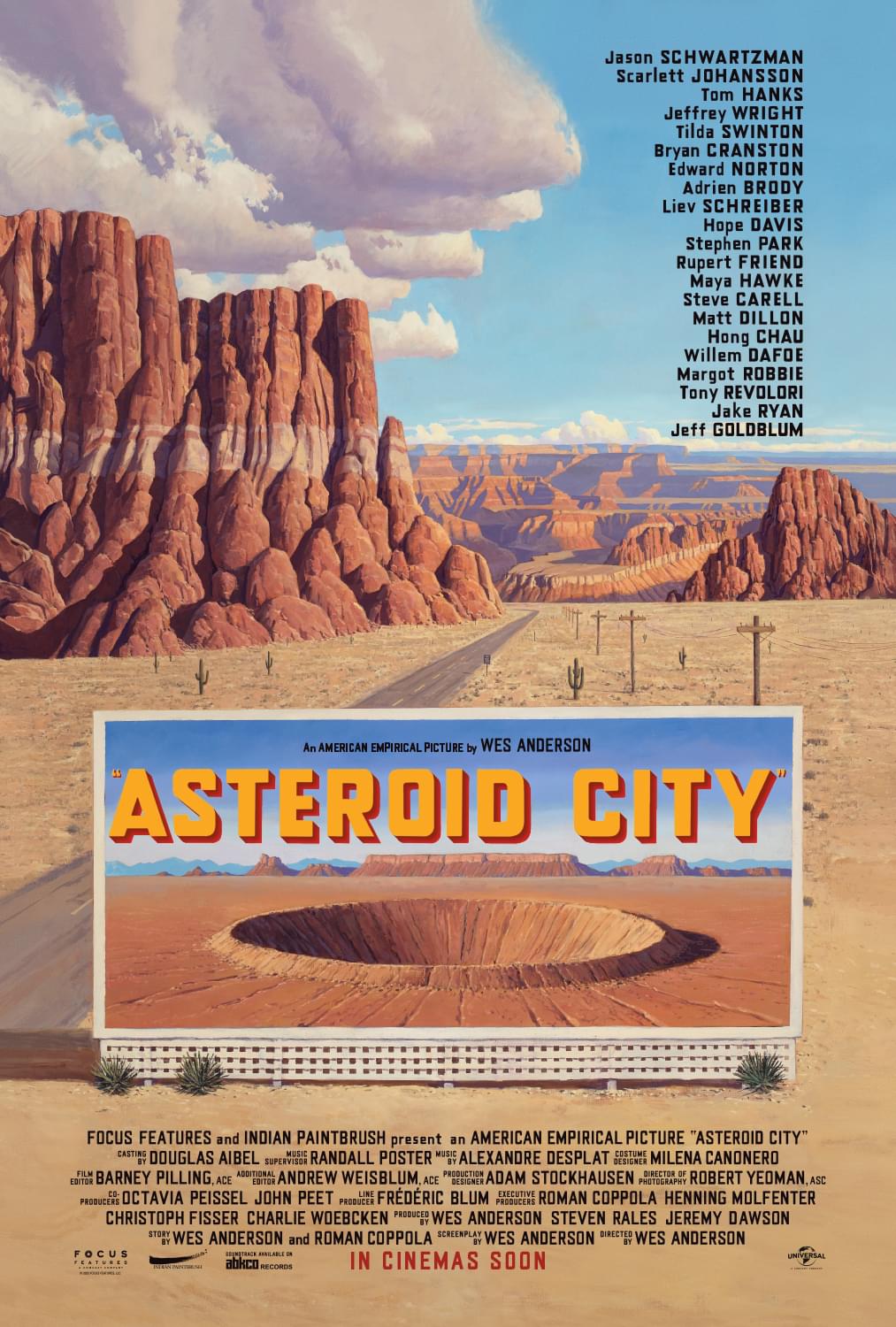ウェス・アンダーソン監督新作「Asteroid City」9月1日公開 スカーレット・ヨハンソン、トム・ハンクスらが出演