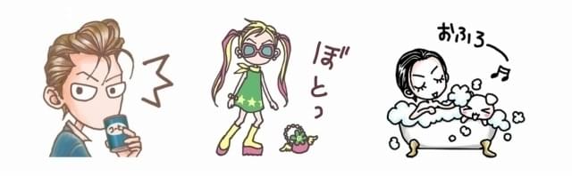 120個のスタンプを矢沢あいが描き下ろし！