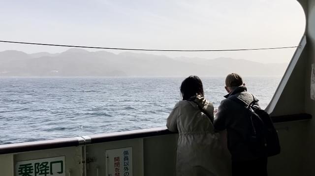 佐渡が見えてきました