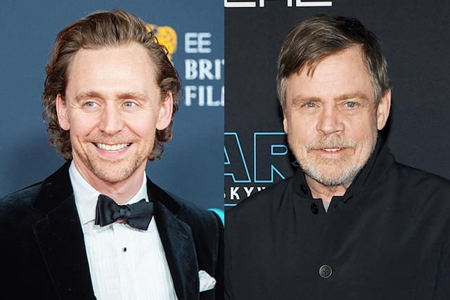 （左から）トム・ヒドルストン、マーク・ハミル