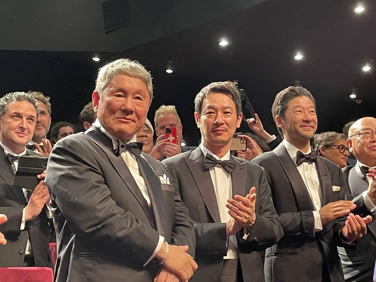 【第76回カンヌ国際映画祭】北野武6年ぶり新作「首」に熱狂的スタンディングオべーション 北野監督「次回作はお笑いをやらないと」とジョーク